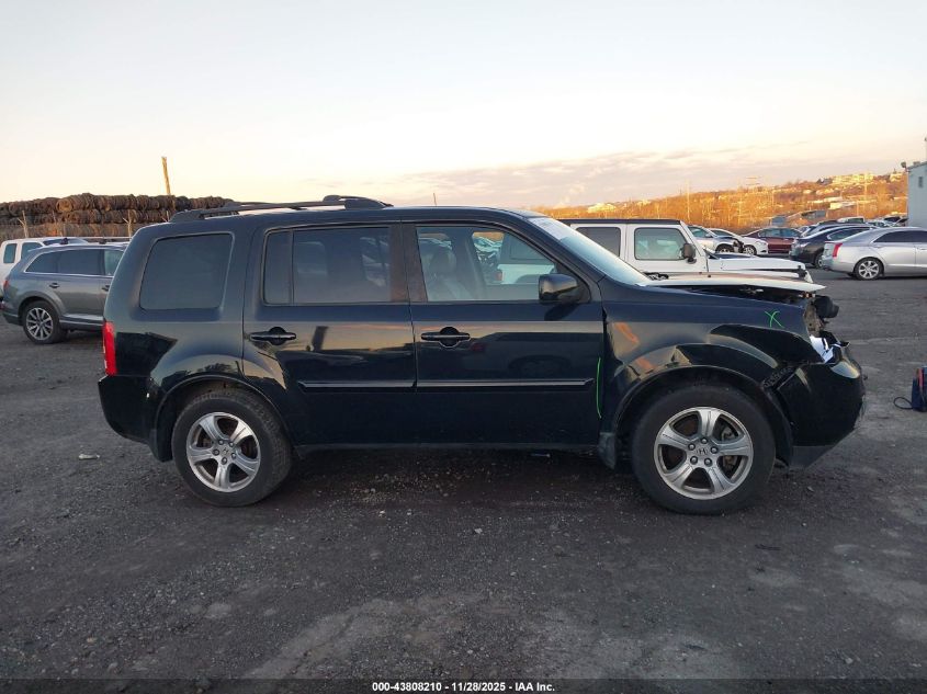 2014 Honda Pilot Ex-L VIN: 5FNYF4H58EB051151 Lot: 43808210