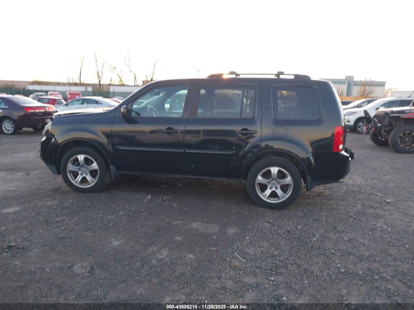2014 Honda Pilot Ex-L VIN: 5FNYF4H58EB051151 Lot: 43808210
