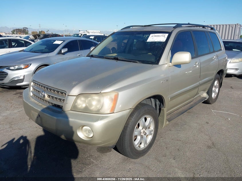 2002 Toyota Highlander Limited V6 VIN: JTEGF21A020057135 Lot: 43808258