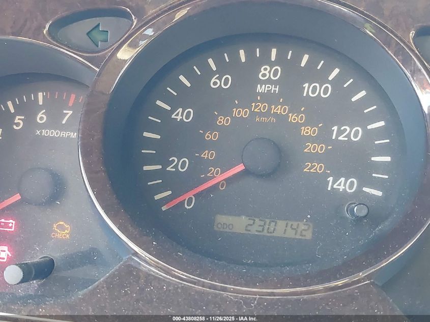 2002 Toyota Highlander Limited V6 VIN: JTEGF21A020057135 Lot: 43808258