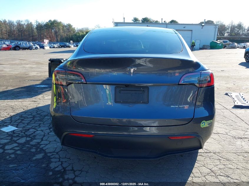 2023 Tesla Model Y Awd/Long Range Dual Motor All-Wheel Drive VIN: 7SAYGDEE9PF891902 Lot: 43808302
