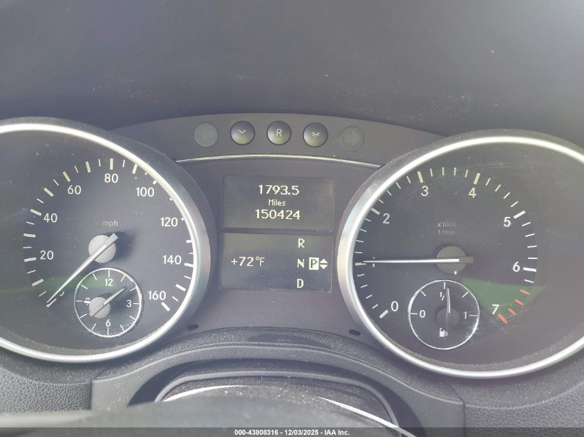 2009 Mercedes-Benz Ml 350 4Matic VIN: 4JGBB86E59A444563 Lot: 43808316