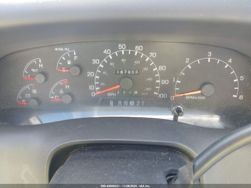 1999 Ford F-250 Lariat/Xl/Xlt VIN: 1FTNX21S4XEE98973 Lot: 43808321