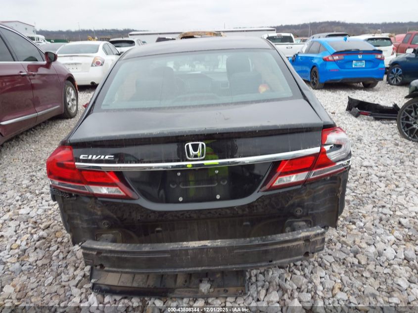 2015 Honda Civic Lx VIN: 2HGFB2F59FH517449 Lot: 43808344