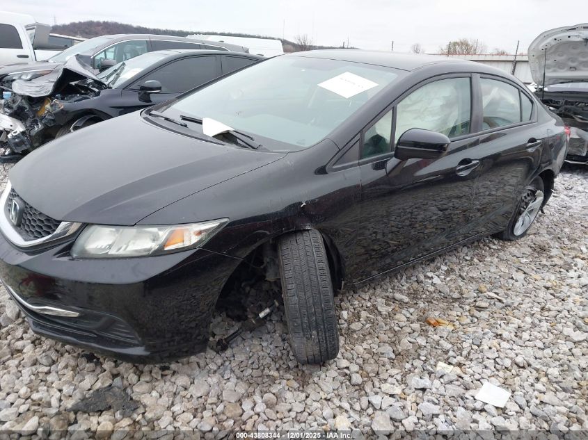 2015 Honda Civic Lx VIN: 2HGFB2F59FH517449 Lot: 43808344