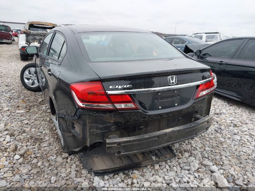 2015 Honda Civic Lx VIN: 2HGFB2F59FH517449 Lot: 43808344