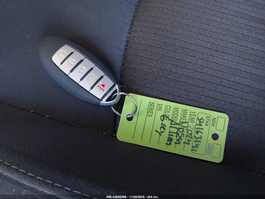 2024 Nissan Altima Sv Fwd VIN: 1N4BL4DV1RN355309 Lot: 43808366