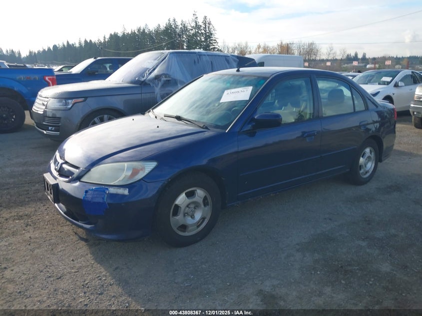 JHMES96655S011165 2005 HONDA CIVIC photo no. 2