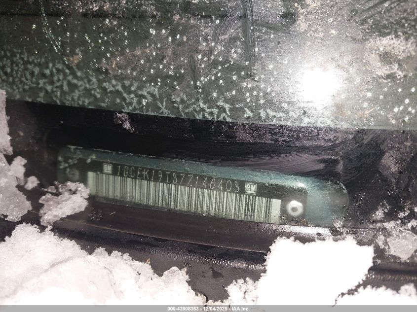 2007 Chevrolet Silverado 1500 Classic Lt1 VIN: 1GCEK19T37Z146403 Lot: 43808383