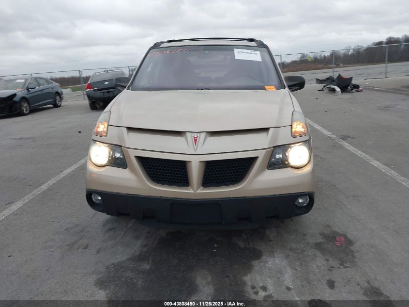2004 Pontiac Aztek VIN: 3G7DA03E84S520062 Lot: 43808450