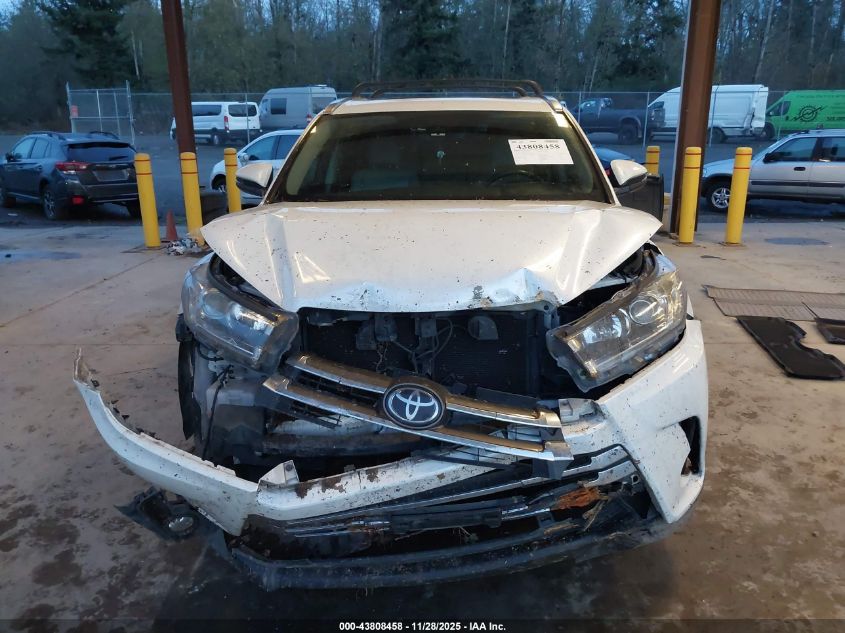 2018 Toyota Highlander Limited VIN: 5TDDZRFH3JS806230 Lot: 43808458