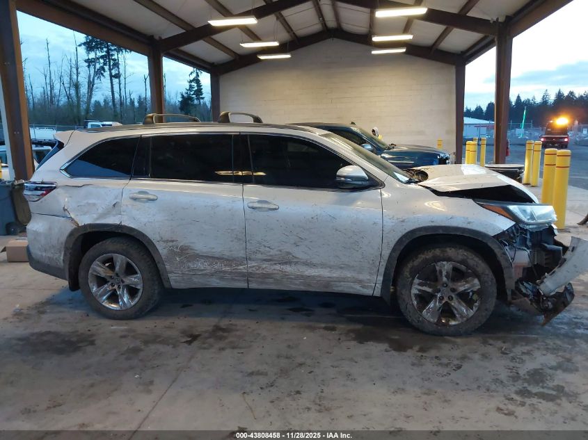 2018 Toyota Highlander Limited VIN: 5TDDZRFH3JS806230 Lot: 43808458