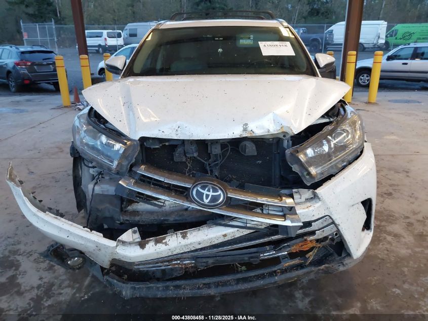 2018 Toyota Highlander Limited VIN: 5TDDZRFH3JS806230 Lot: 43808458