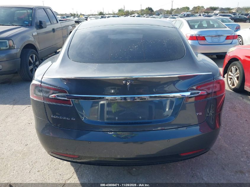 2017 Tesla Model S 60/75 VIN: 5YJSA1E17HF202747 Lot: 43808471