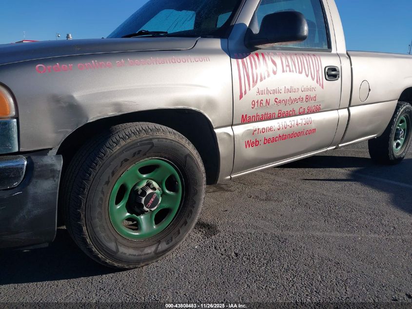 2003 GMC Sierra 1500 Work Truck VIN: 1GTEC14X83Z319124 Lot: 43808483