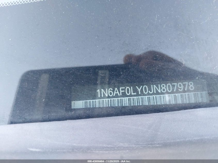 2018 Nissan Nv Cargo Nv2500 Hd Sv V8 VIN: 1N6AF0LY0JN807978 Lot: 43808484