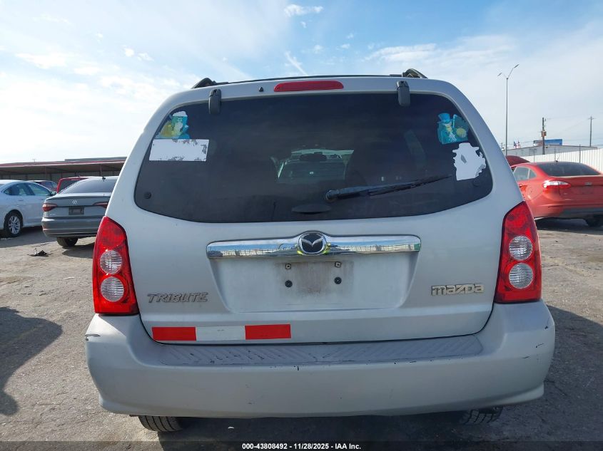 2006 Mazda Tribute S VIN: 4F2CZ06186KM37499 Lot: 43808492