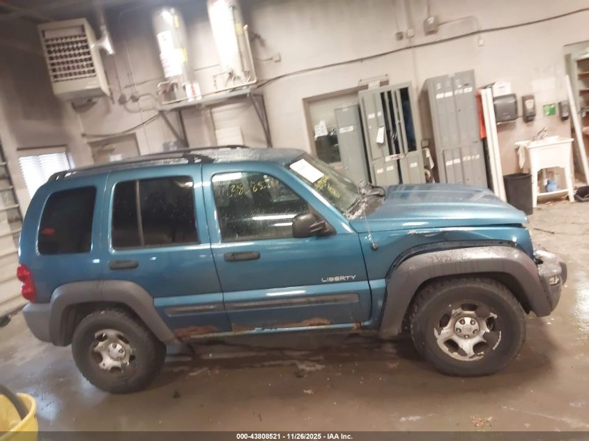 2004 Jeep Liberty Sport VIN: 1J4GL48K04W328602 Lot: 43808521