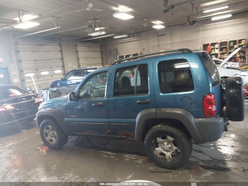 2004 Jeep Liberty Sport VIN: 1J4GL48K04W328602 Lot: 43808521