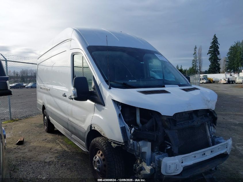 2021 Ford Transit-350 Cargo Van VIN: 1FTBW3U85MKA91124 Lot: 43808524