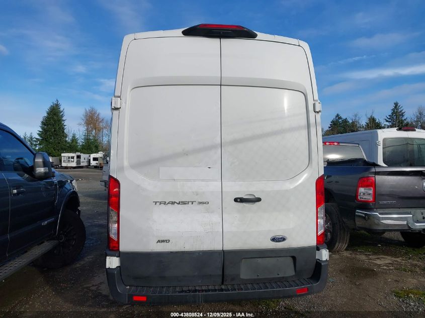 2021 Ford Transit-350 Cargo Van VIN: 1FTBW3U85MKA91124 Lot: 43808524
