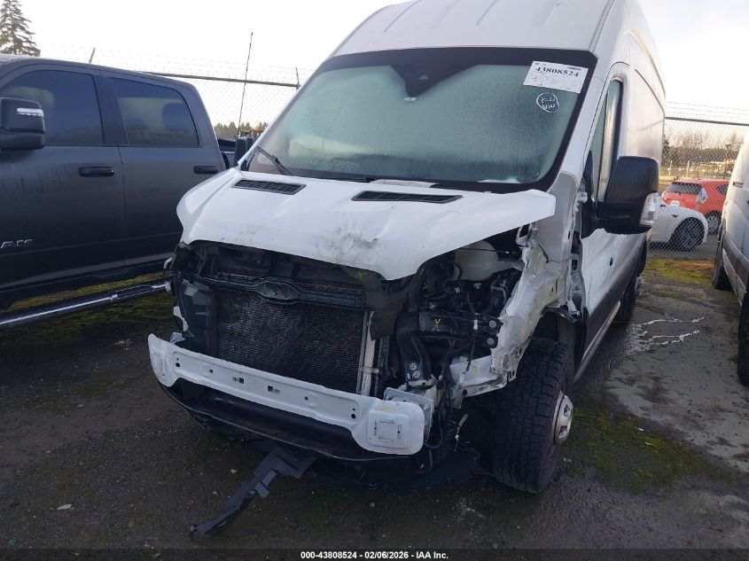 2021 Ford Transit-350 Cargo Van VIN: 1FTBW3U85MKA91124 Lot: 43808524