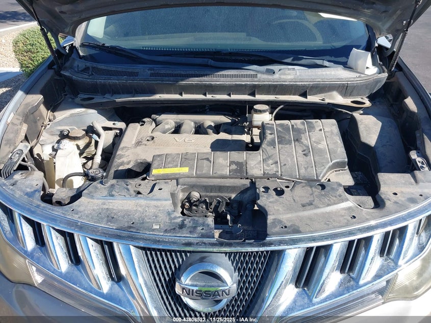 2009 Nissan Murano Sl VIN: JN8AZ18U79W006237 Lot: 43808532