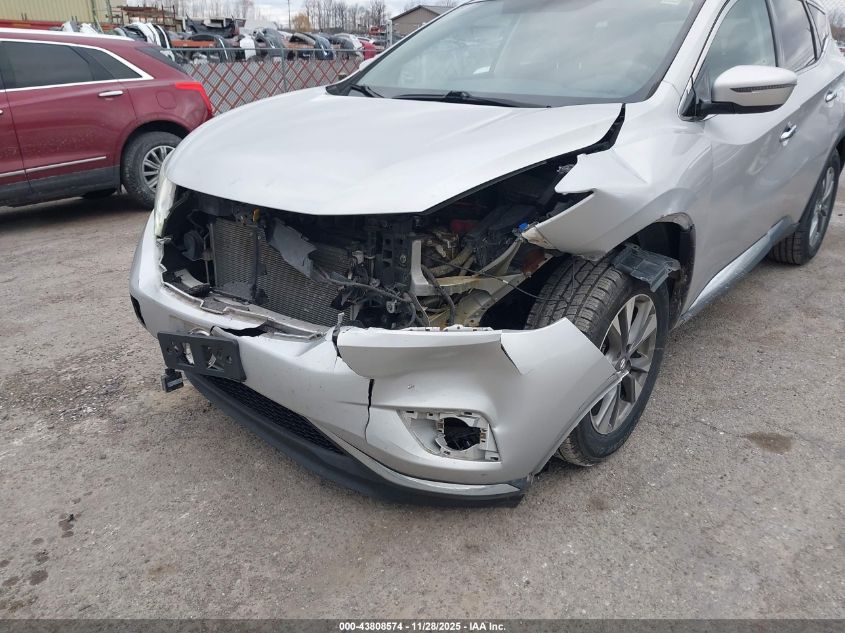 2018 Nissan Murano Sv VIN: 5N1AZ2MH5JN124528 Lot: 43808574