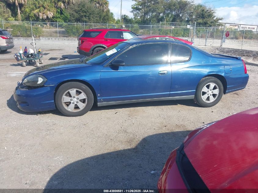 2006 Chevrolet Monte Carlo Lt VIN: 2G1WM15KX69318455 Lot: 43808581