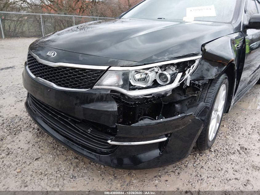 2018 Kia Optima Lx VIN: 5XXGT4L37JG261497 Lot: 43808584