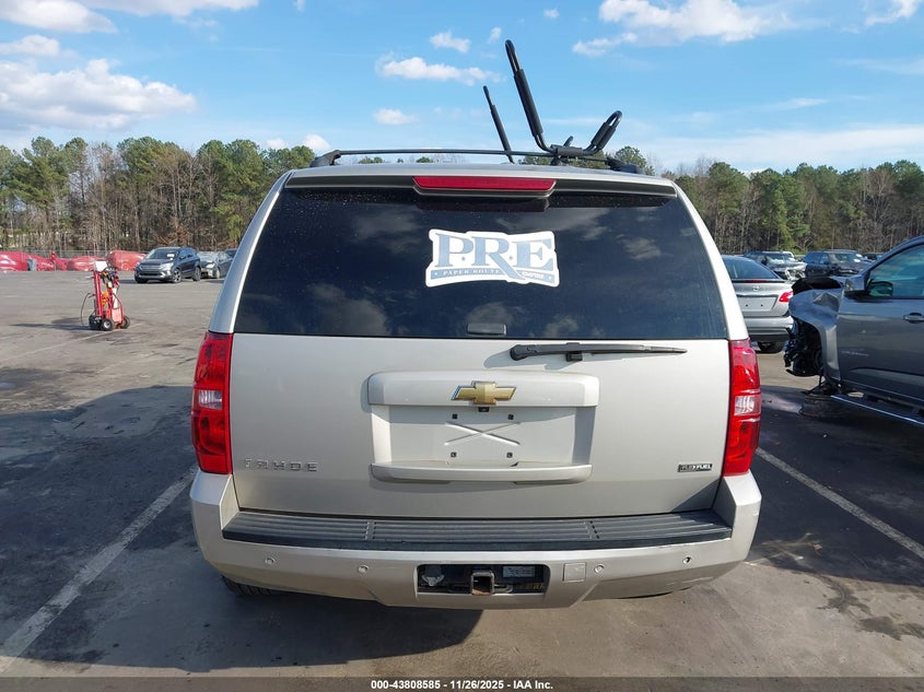 2007 Chevrolet Tahoe Lt VIN: 1GNFK130X7R316220 Lot: 43808585