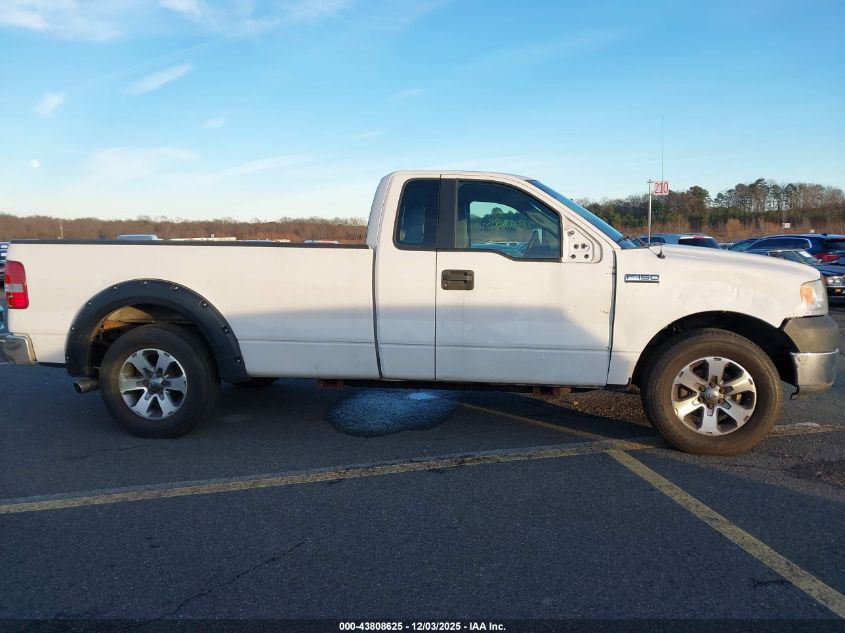 2005 Ford F150 Stx/Xl/Xlt VIN: 01FTRF12275NA8576 Lot: 43808625