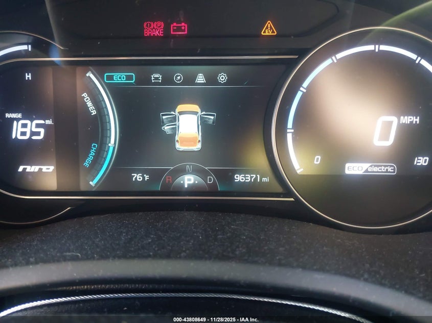 2019 Kia Niro Ev Ex Premium VIN: KNDCE3LGXK5030220 Lot: 43808649