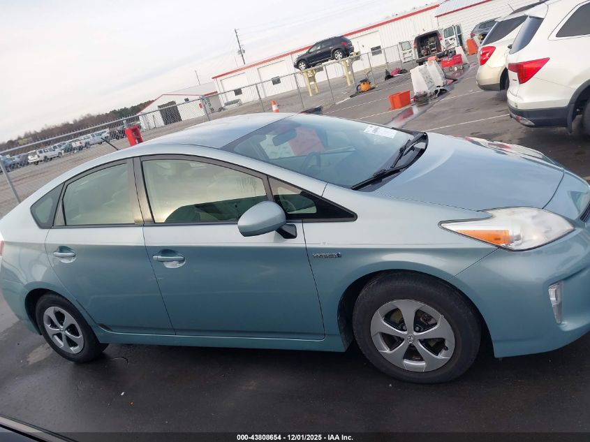 2013 Toyota Prius Two VIN: JTDKN3DU2D1645984 Lot: 43808654