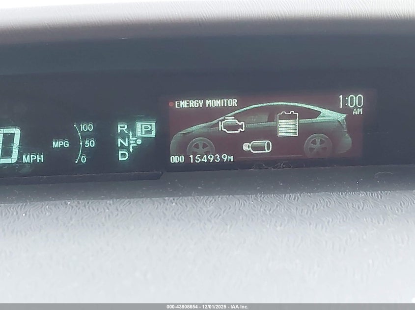 2013 Toyota Prius Two VIN: JTDKN3DU2D1645984 Lot: 43808654