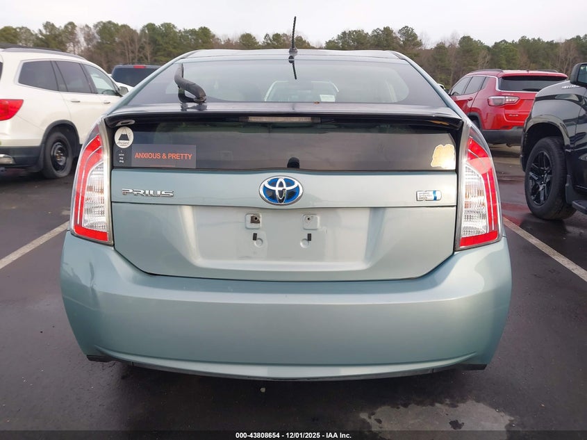 2013 Toyota Prius Two VIN: JTDKN3DU2D1645984 Lot: 43808654