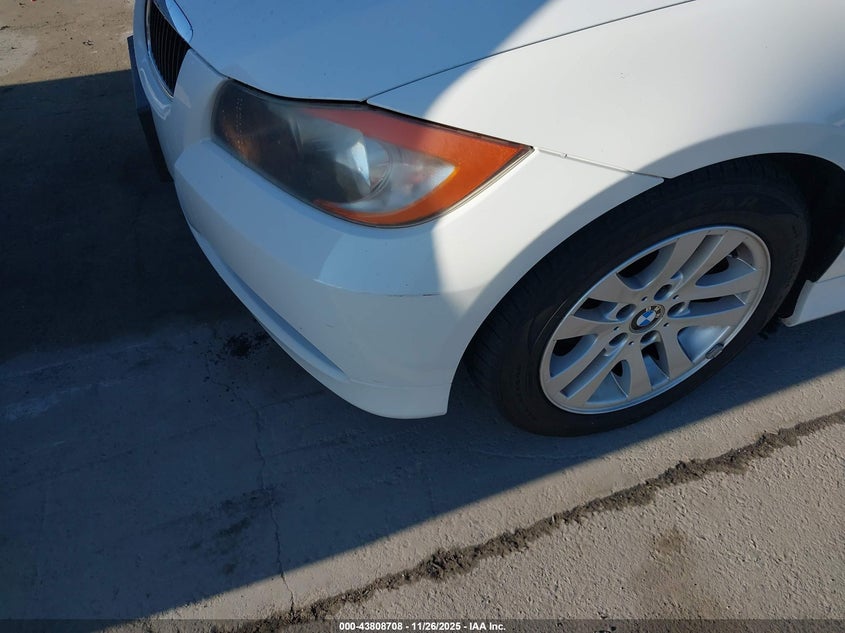 2007 BMW 328I VIN: WBAVC53527FZ73256 Lot: 43808708