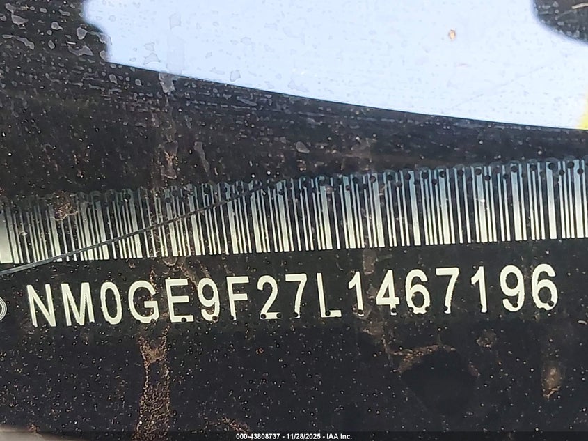 2020 Ford Transit Connect Xlt Passenger VIN: NM0GE9F27L1467196 Lot: 43808737