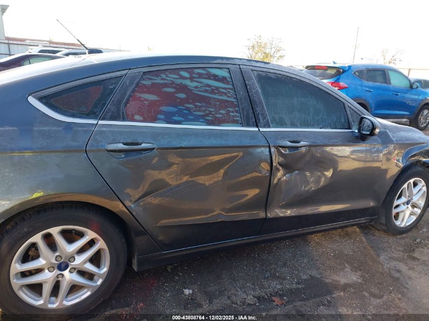 2016 Ford Fusion Se VIN: 3FA6P0HDXGR394412 Lot: 43808764