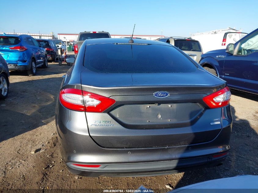 2016 Ford Fusion Se VIN: 3FA6P0HDXGR394412 Lot: 43808764