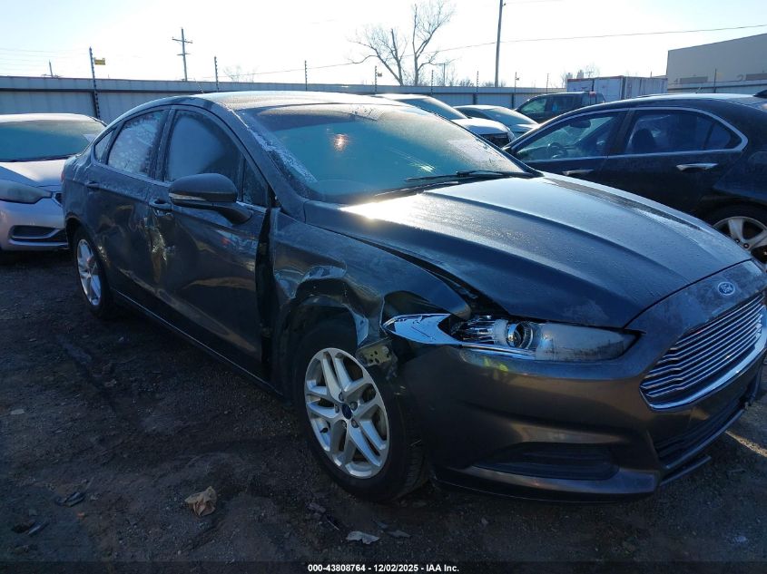 2016 Ford Fusion Se VIN: 3FA6P0HDXGR394412 Lot: 43808764