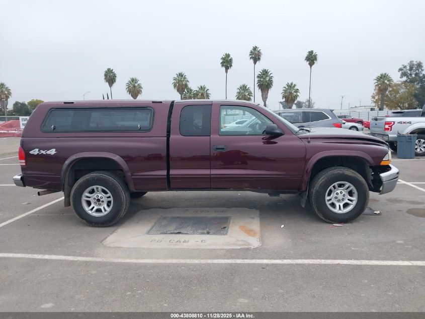 2004 Dodge Dakota Slt VIN: 1D7HG42N54S664504 Lot: 43808810