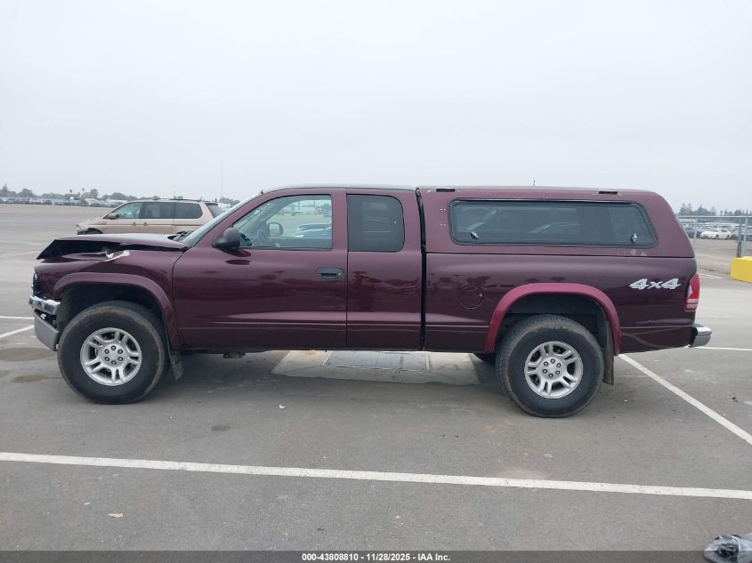 2004 Dodge Dakota Slt VIN: 1D7HG42N54S664504 Lot: 43808810