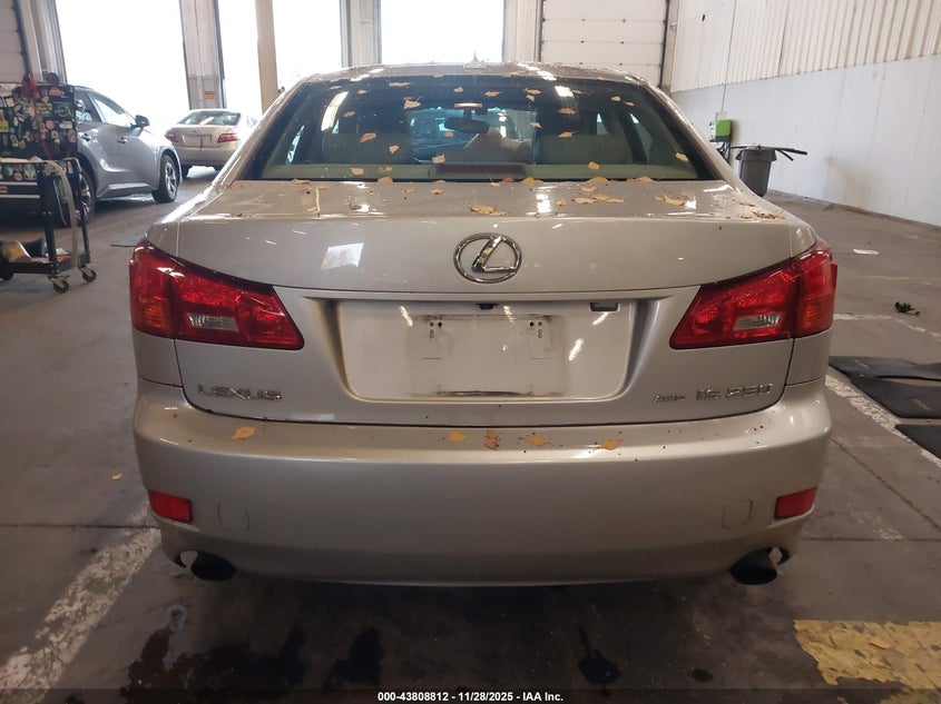 2008 Lexus Is 250 VIN: JTHCK262585015747 Lot: 43808812