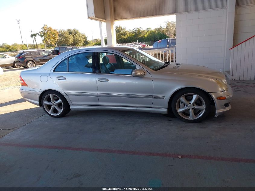 2005 Mercedes-Benz C 230 Kompressor Sport VIN: WDBRF40J85F714886 Lot: 43808813