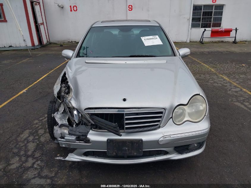 2005 Mercedes-Benz C 230 Kompressor Sport VIN: WDBRF40J55F622750 Lot: 43808829