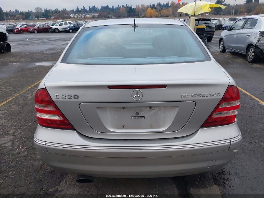 2005 Mercedes-Benz C 230 Kompressor Sport VIN: WDBRF40J55F622750 Lot: 43808829
