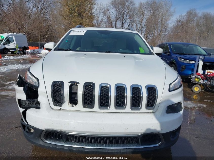 2016 Jeep Cherokee Limited VIN: 1C4PJMDS8GW249197 Lot: 43808834