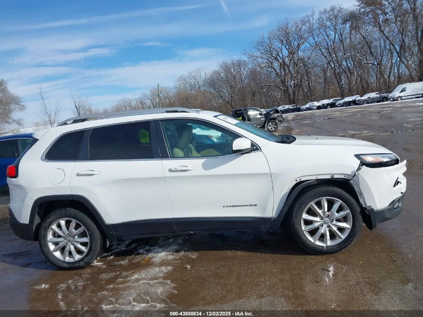 2016 Jeep Cherokee Limited VIN: 1C4PJMDS8GW249197 Lot: 43808834