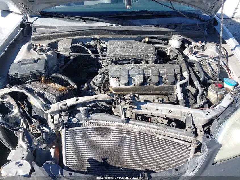 2003 Honda Civic Ex VIN: 2HGES26703H505912 Lot: 43808839